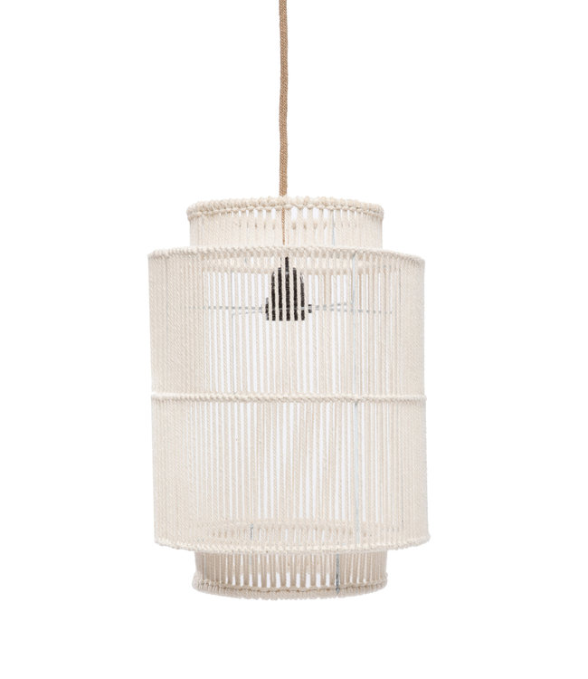 Bazar Bizar The Cotton Pendant - White - Zonder Kabel