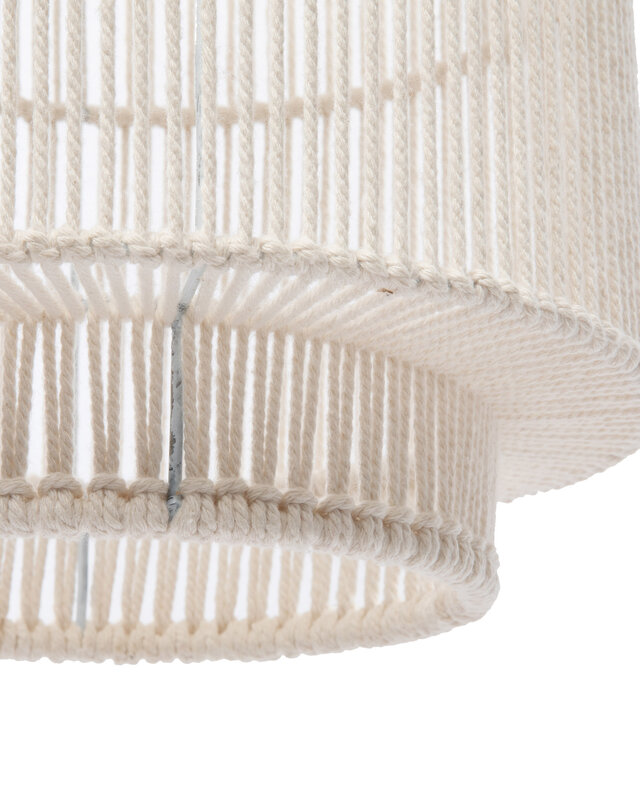 Bazar Bizar The Cotton Pendant - White - Zonder Kabel