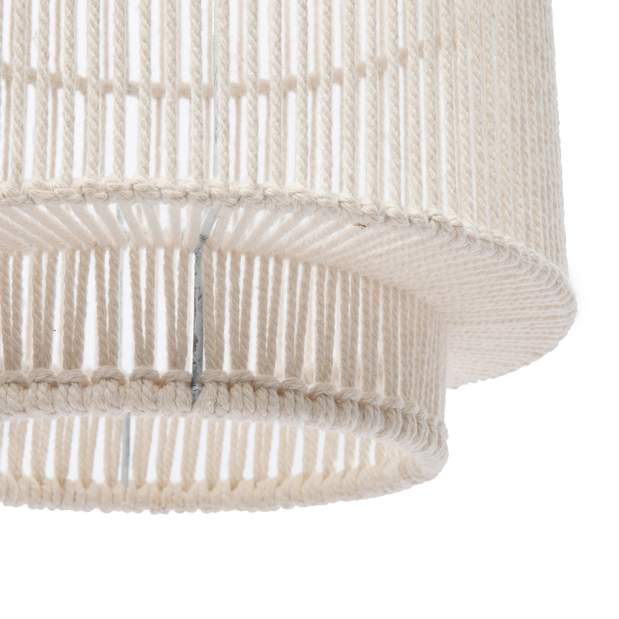 Bazar Bizar The Cotton Pendant - White - Zonder Kabel