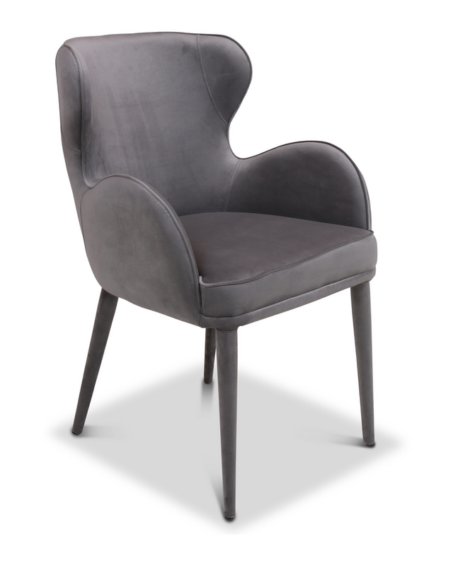 Rene Houtman Perry Eetkamerstoel - Grijs - H86 cm