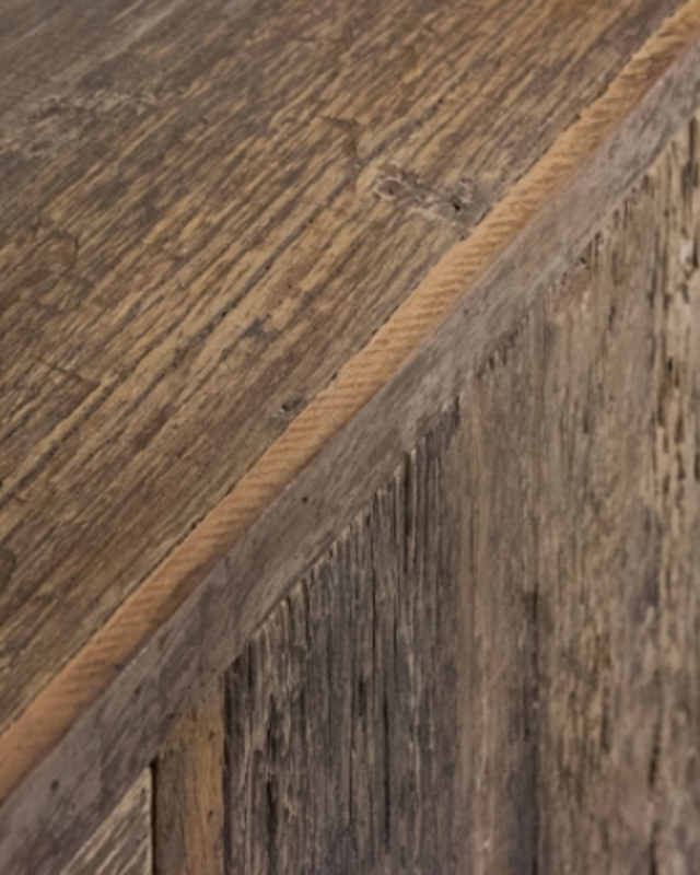 Be-Uniq Tv Dressoir Praag L200xH55xD45 cm Oud Hout