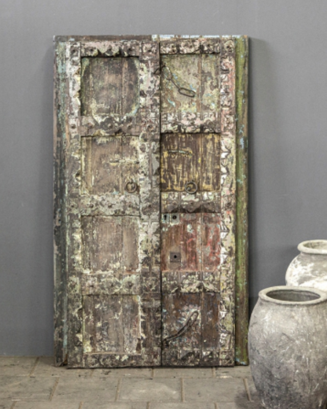 Be-Uniq Origineel Oude Deur uit India - H169 x B99 x D7 cm