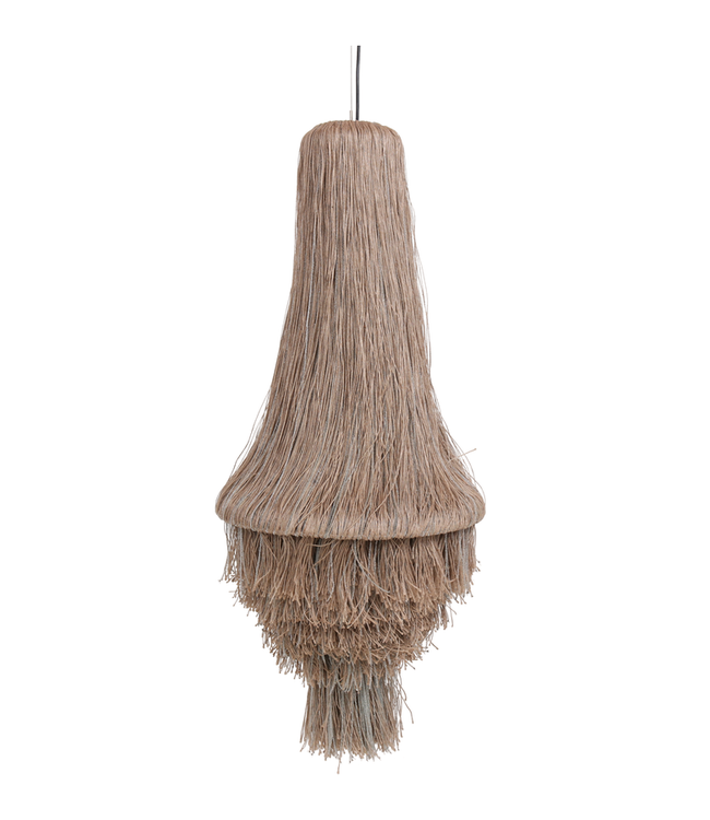 Rene Houtman Kroonluchter Touw Zilver | H115 x D50 cm