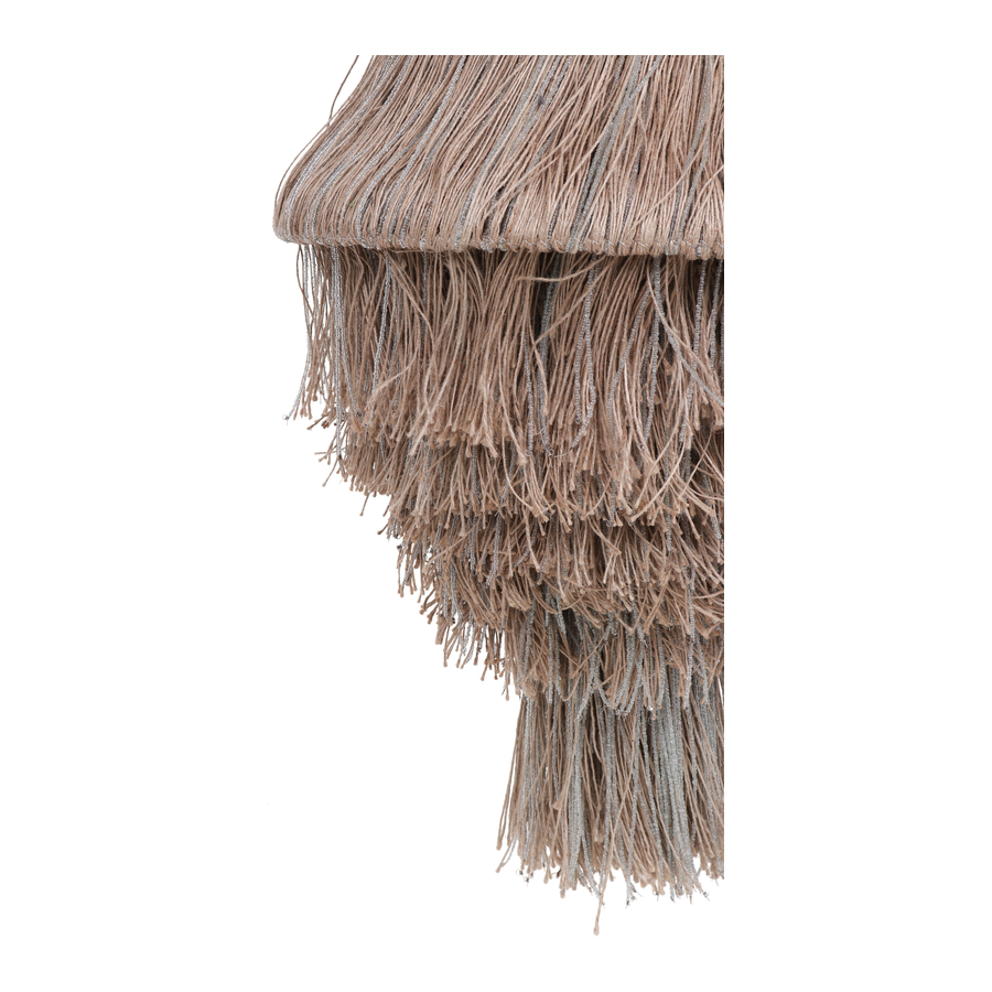 Rene Houtman Kroonluchter Touw Zilver | H115 x D50 cm