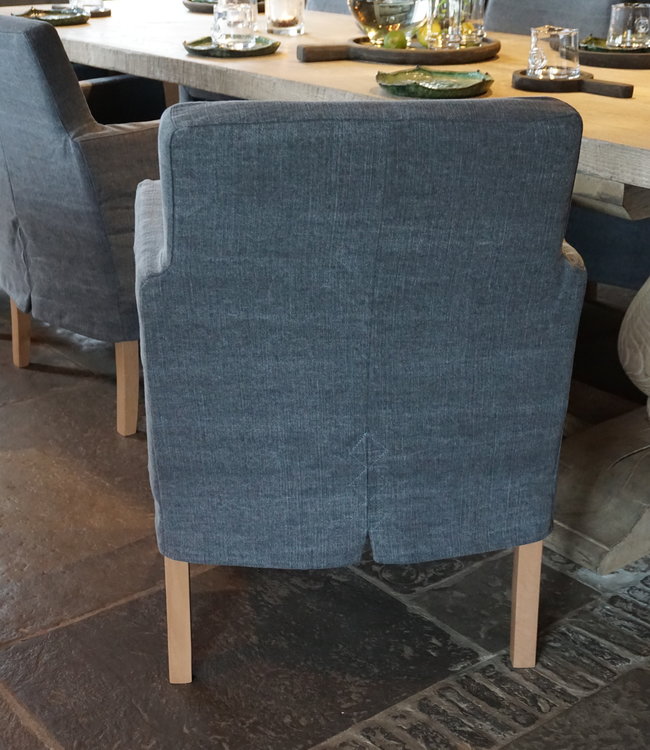 Rene Houtman Eetkamerstoel Stof Bas + Losse Hoes