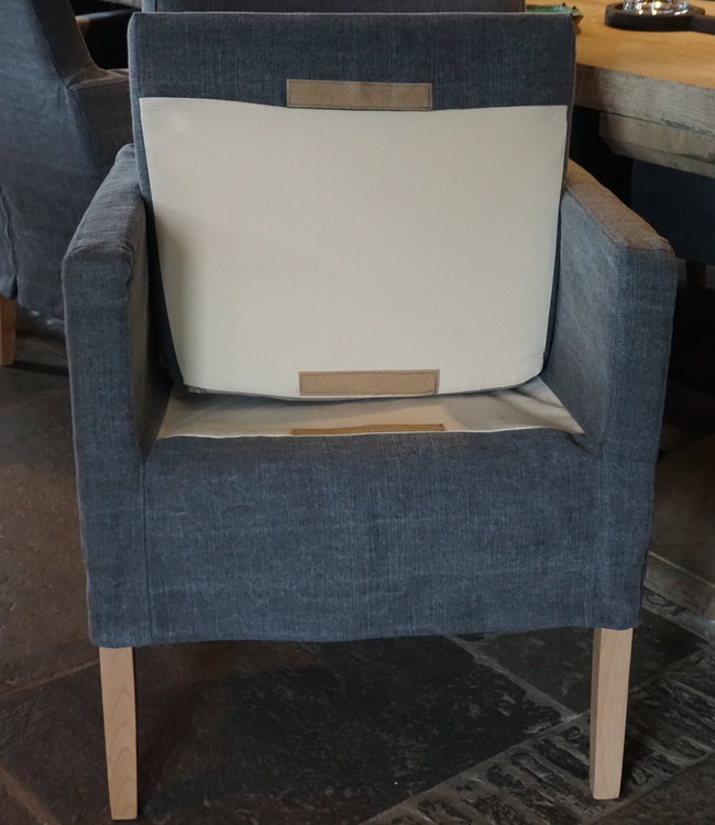 Rene Houtman Eetkamerstoel Stof Bas + Losse Hoes