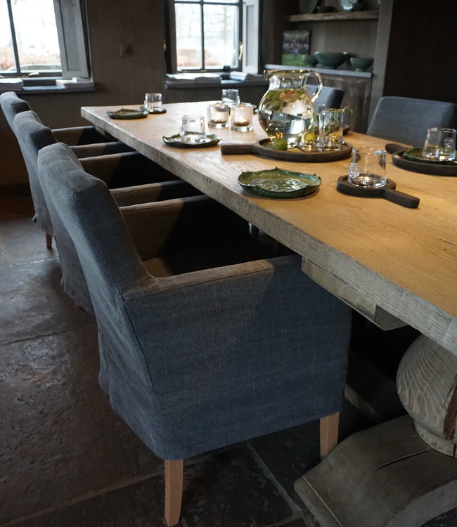 Rene Houtman Eetkamerstoel Stof Bas + Losse Hoes