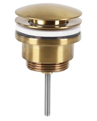 Differnz Afvoerplug pop up, design mat goud