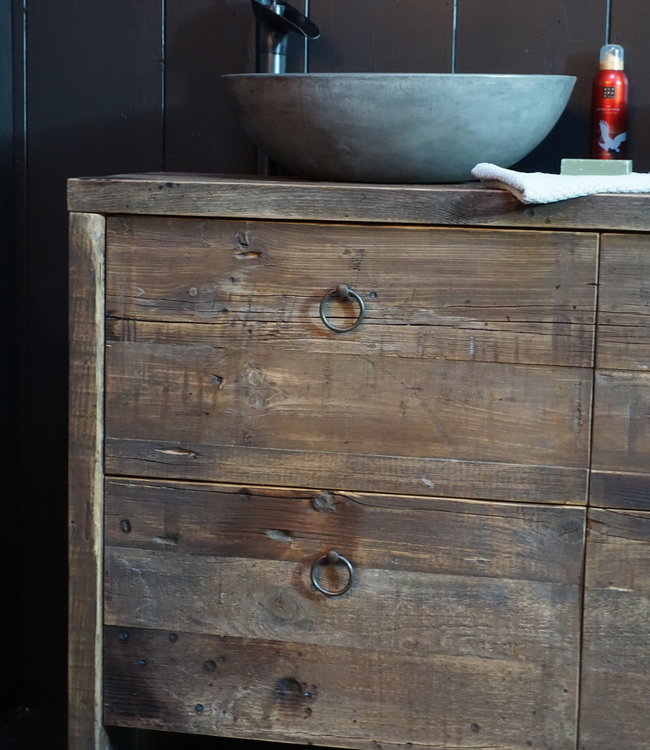 Rene Houtman Elsje Badkamermeubel Wagondelen 4 lades - Kies Maat