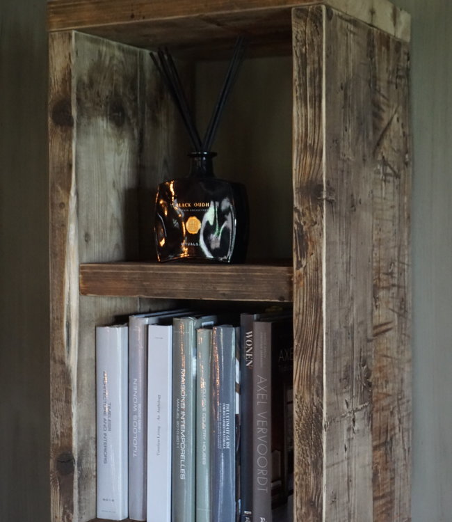 Rene Houtman Badkamerkast/Boekenkast Greet Wagondelen - Kies Maat