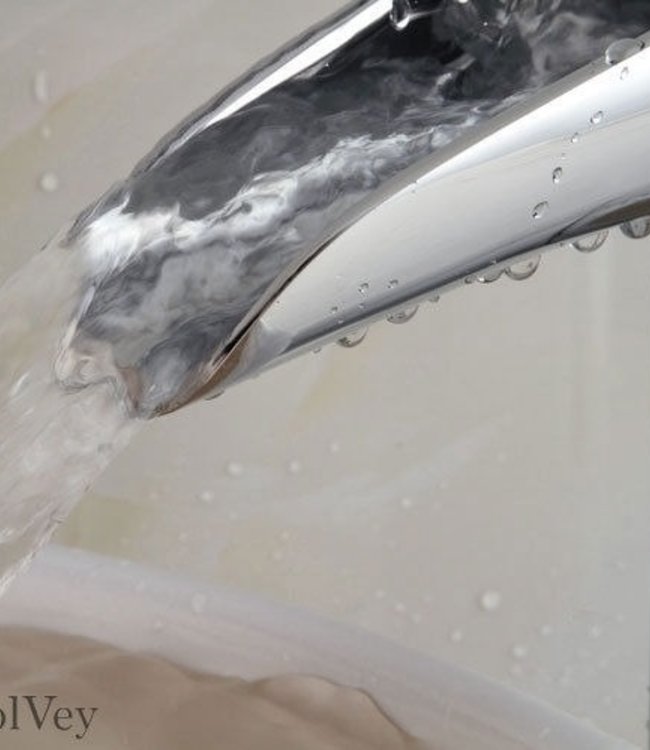 Rene Houtman Chromen Waterval Kraan - H32 cm