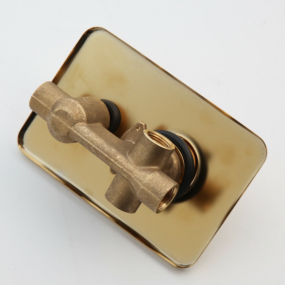 Rene Houtman Nostalgische inbouwdouche met Handdouche - Goud