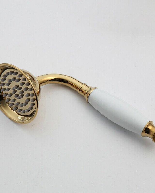 Rene Houtman Nostalgische inbouwdouche met Handdouche - Goud