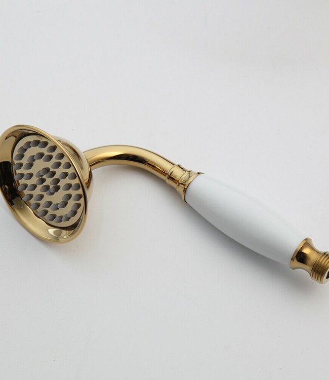 Rene Houtman Nostalgische inbouwdouche met Handdouche - Goud