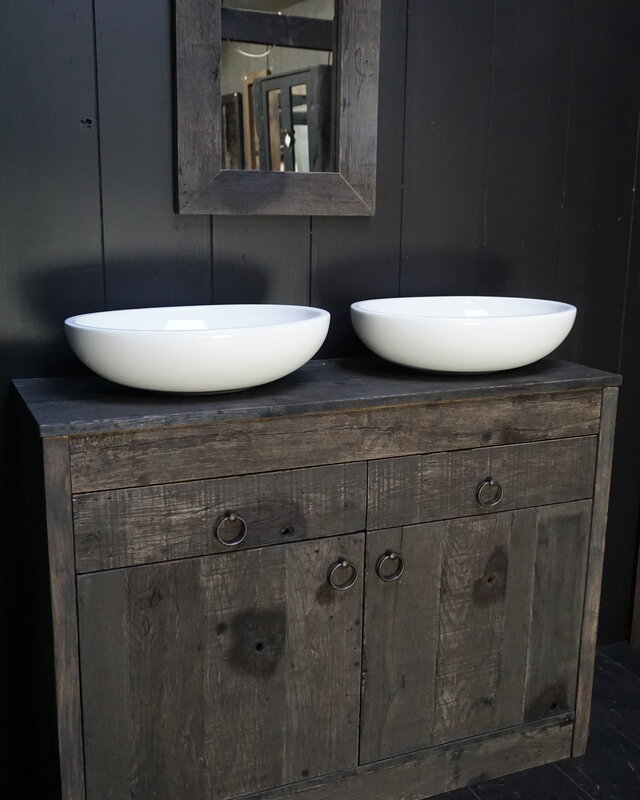 Differnz Waskom Keramiek Wit Ovaal 50x38x14 cm