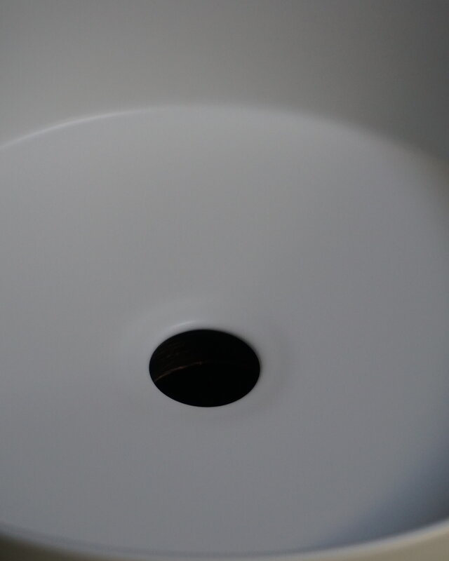 Differnz Waskom Rond Keramiek 36x12 cm Wit