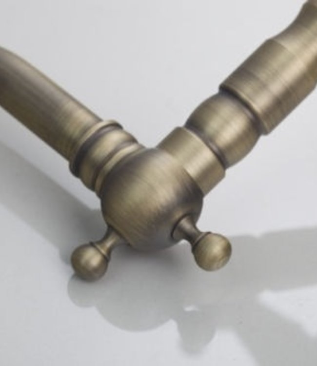 Rene Houtman Klassieke Bronzen Badkraan - H17,5 cm