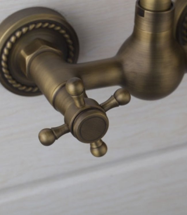 Rene Houtman Klassieke Bronzen Badkraan - H17,5 cm