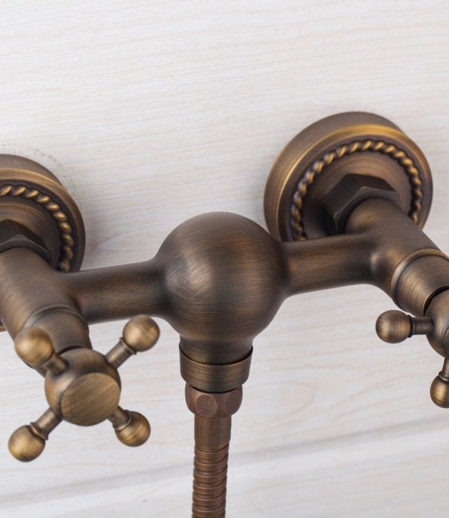 Rene Houtman Nostalgische Bronzen Douchekraan