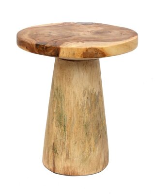 Bazar Bizar The Timber Conic Side Table - Naturel - H57 cm