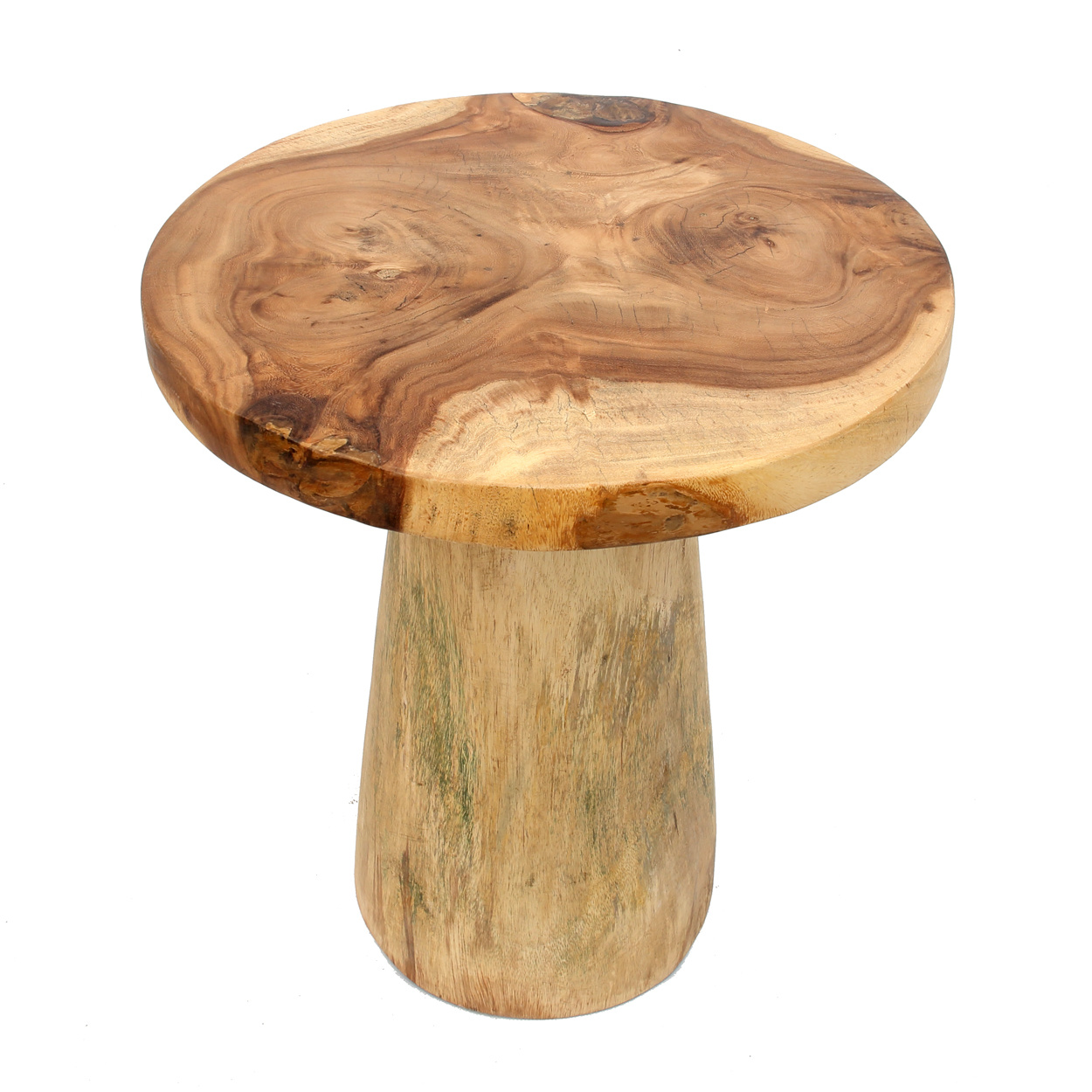 Bazar Bizar The Timber Conic Side Table - Naturel - H57 cm
