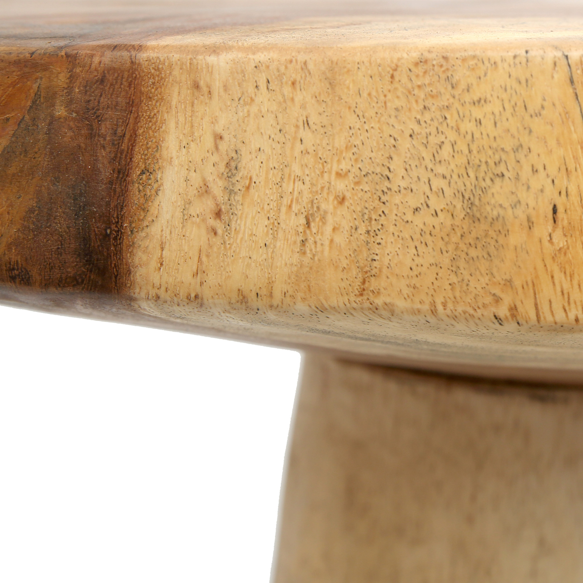 Bazar Bizar The Timber Conic Side Table - Naturel - H57 cm