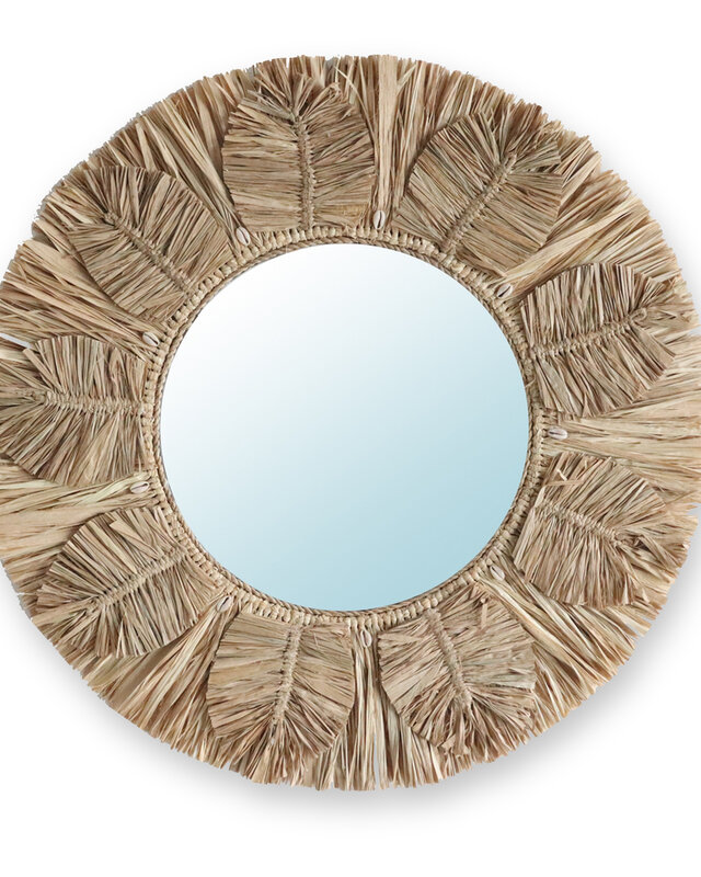 Bazar Bizar The Palm Tree Mirror - Naturel - M