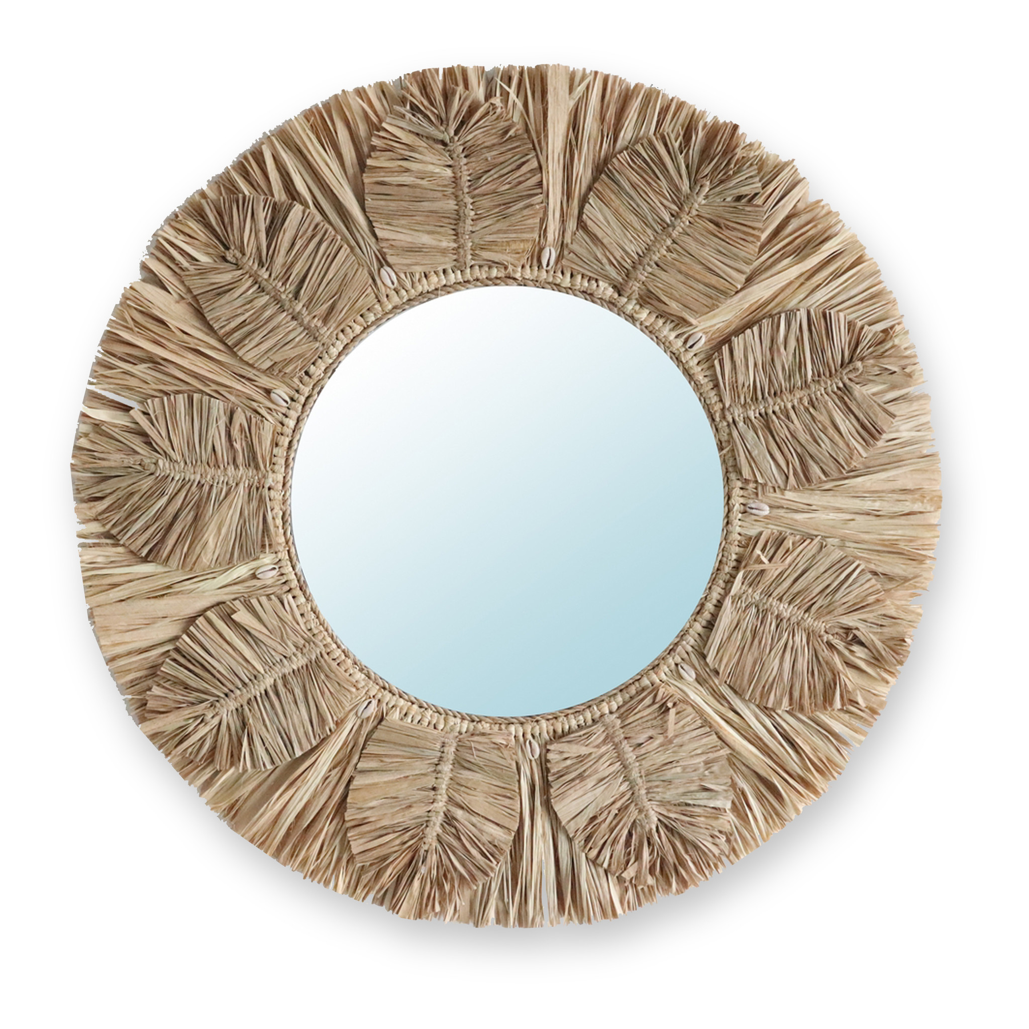 Bazar Bizar The Palm Tree Mirror - Naturel - M