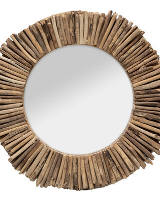 Bazar Bizar The Driftwood Halo Mirror - Naturel - 61 cm