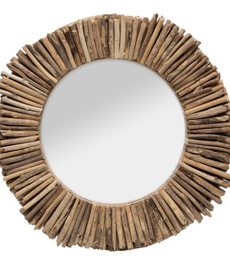 Bazar Bizar The Driftwood Halo Mirror - Naturel - 61 cm