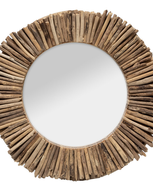Bazar Bizar The Driftwood Halo Mirror - Naturel - 61 cm