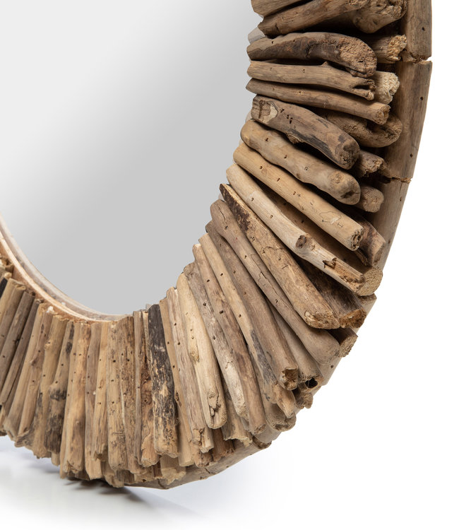 Bazar Bizar The Driftwood Halo Mirror - Naturel - 61 cm