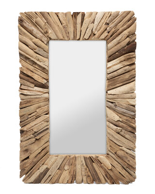 Bazar Bizar The Driftwood Framed Mirror - Naturel - M