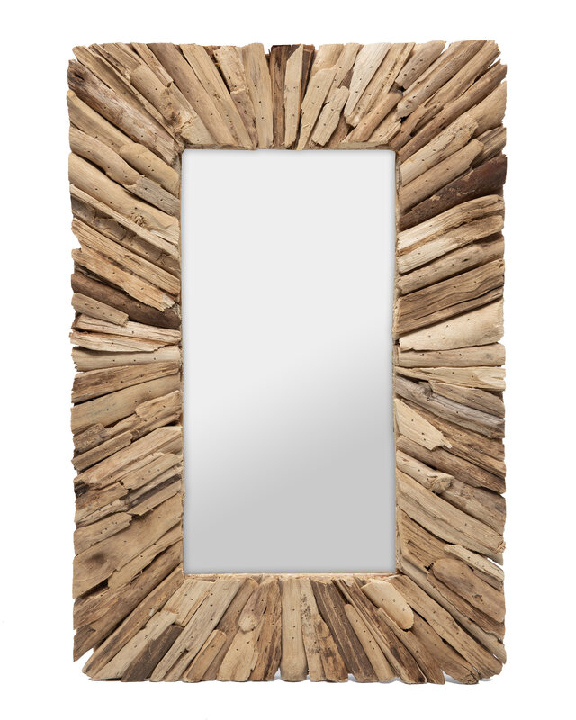 Bazar Bizar The Driftwood Framed Mirror - Naturel - M
