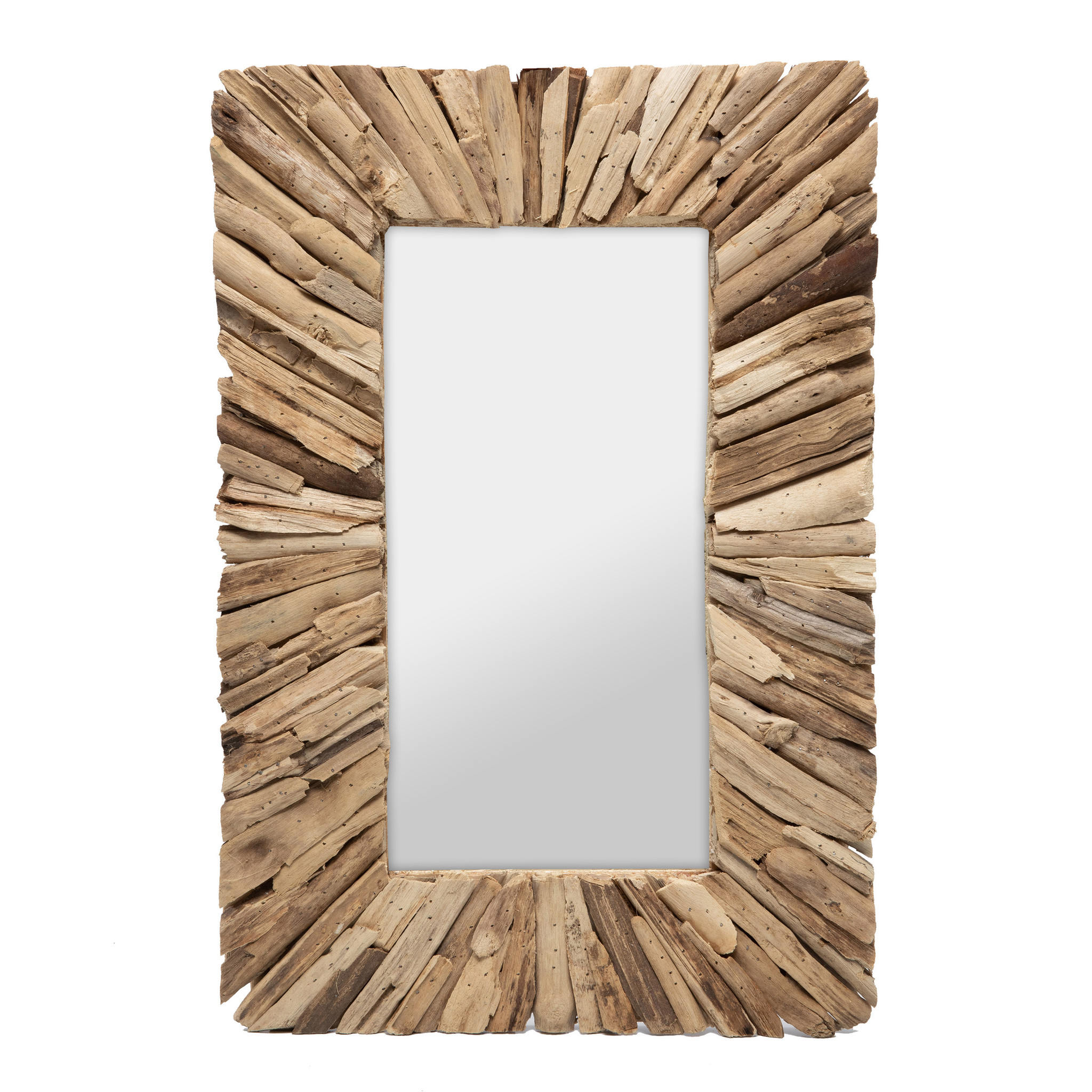 Bazar Bizar The Driftwood Framed Mirror - Naturel - M