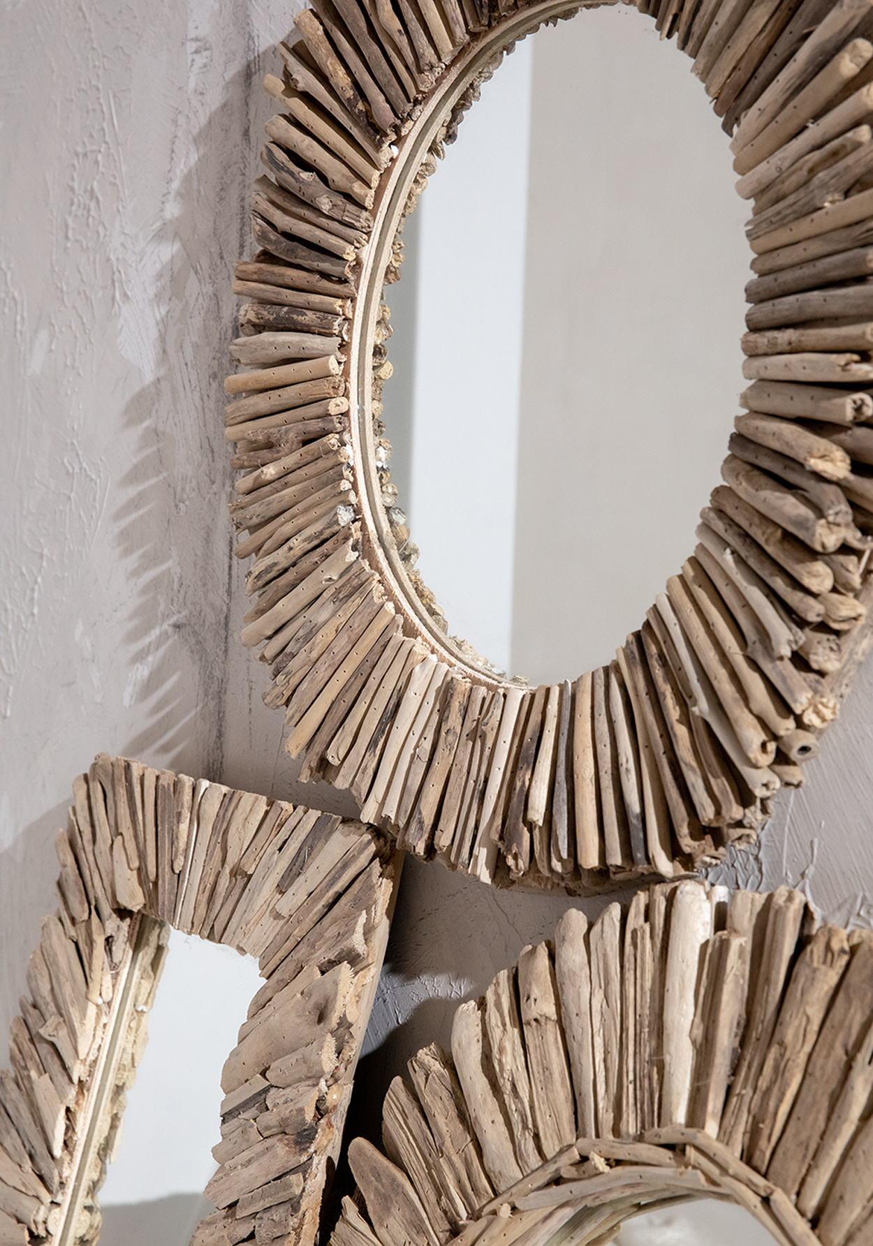 Bazar Bizar The Driftwood Framed Mirror - Naturel - M