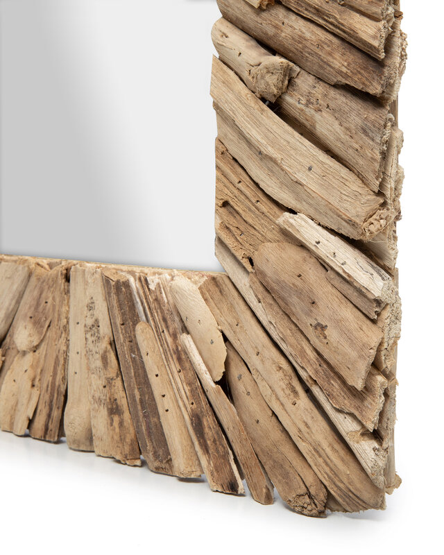 Bazar Bizar The Driftwood Framed Mirror - Naturel - M