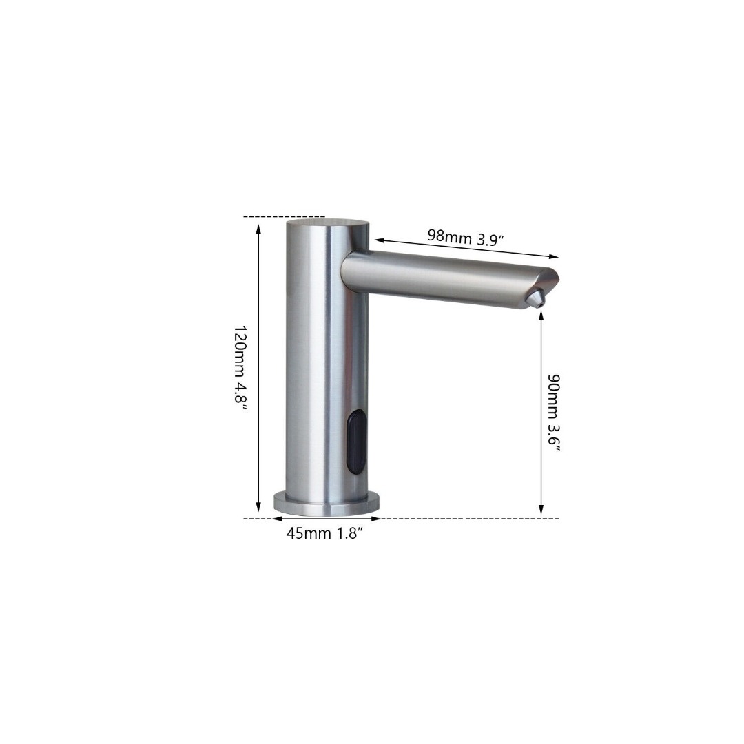 Rene Houtman Zeep Dispenser met Sensor - Geborsteld Nikkel
