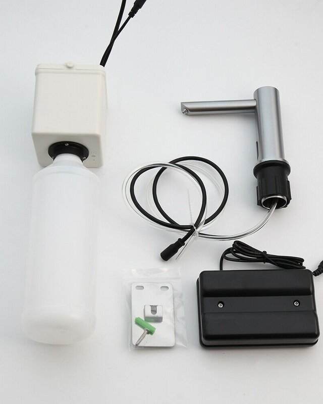 Rene Houtman Zeep Dispenser met Sensor - Geborsteld Nikkel