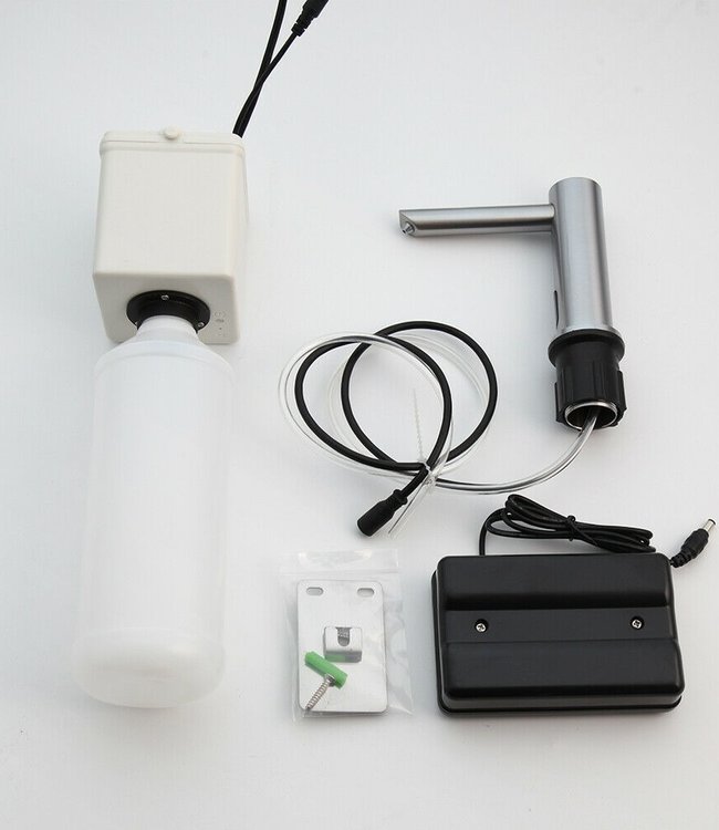 Rene Houtman Zeep Dispenser met Sensor - Geborsteld Nikkel