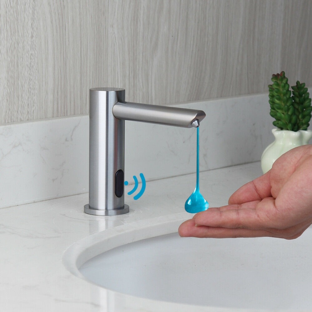Rene Houtman Zeep Dispenser met Sensor - Geborsteld Nikkel