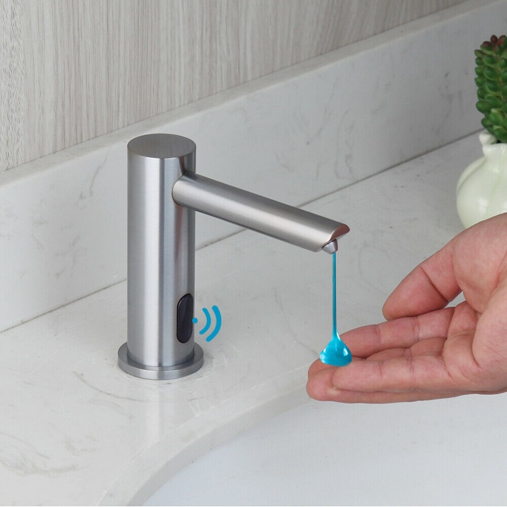 Rene Houtman Zeep Dispenser met Sensor - Geborsteld Nikkel