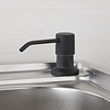 Zwarte Inbouw Zeep Dispenser - Met Zeepreservoir