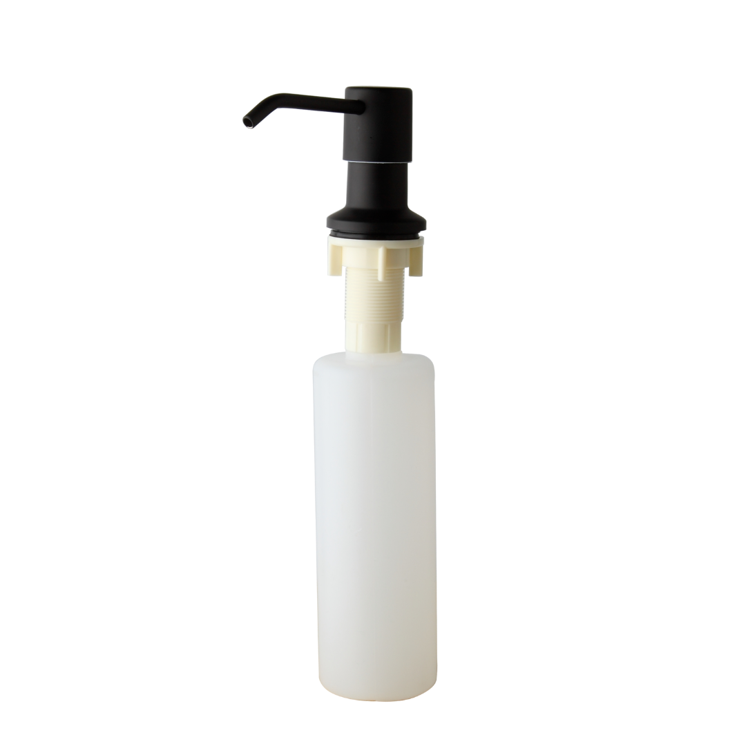 Rene Houtman Zwarte Inbouw Zeep Dispenser - Met Zeepreservoir