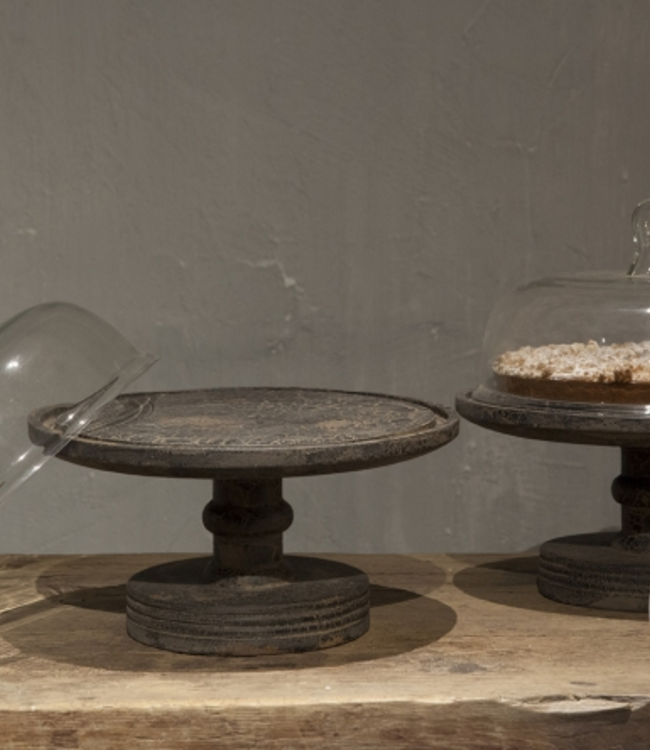 Be-Uniq Houten Taartplateau / Stolp - H33 x B33 x D33 cm