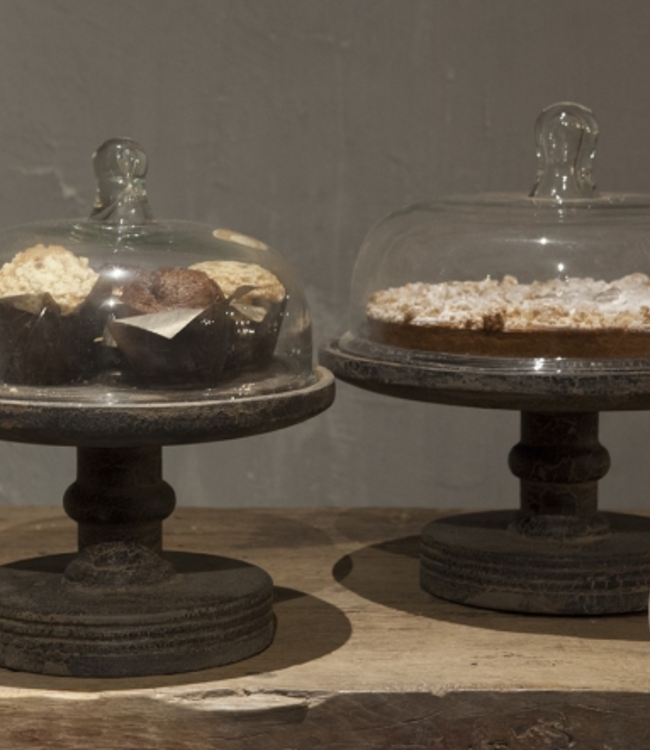 Be-Uniq Houten Taartplateau / Stolp - H33 x B33 x D33 cm