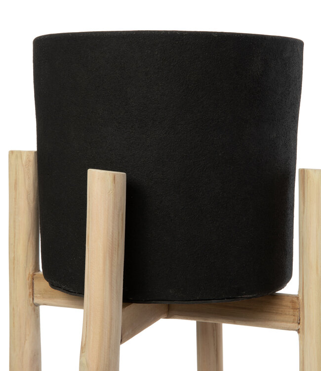 Bazar Bizar The Charcoal High - Zwart Naturel - H68 cm