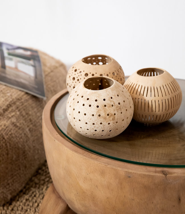 Bazar Bizar The Timber Sidetable - 55 cm