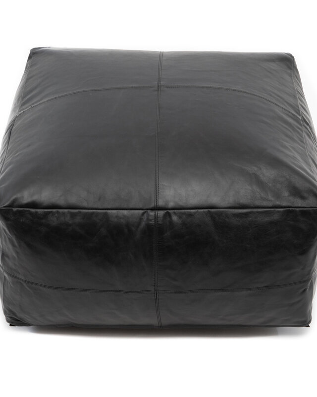 Bazar Bizar The Collectors Pouffe - Zwart - H30 cm