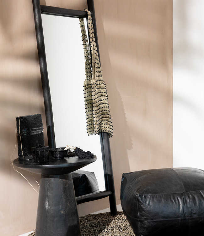 Bazar Bizar The Collectors Pouffe - Zwart - H30 cm